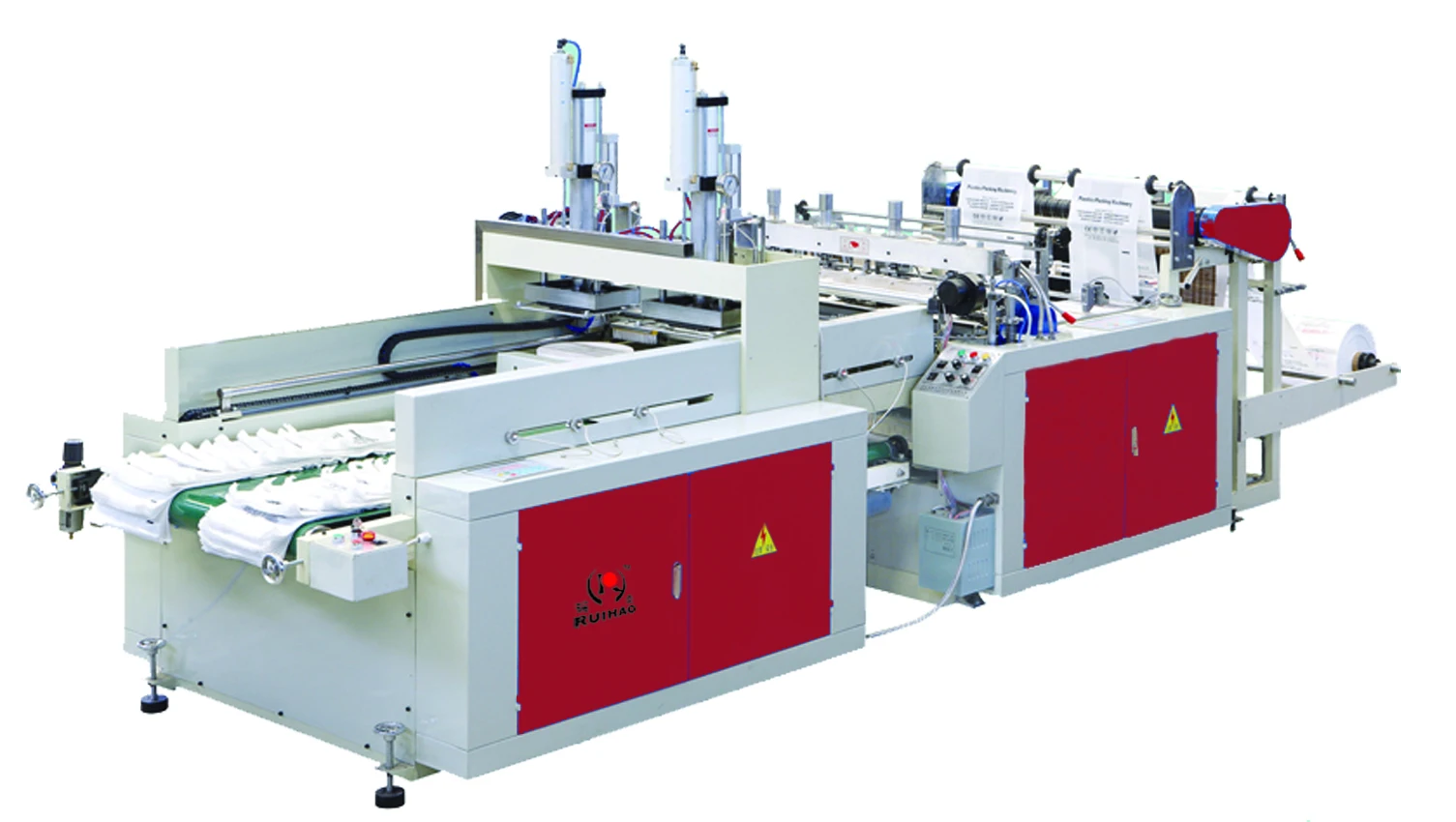 
Four Line Automatic High Speed Poly Shopping Bag Making Machine 