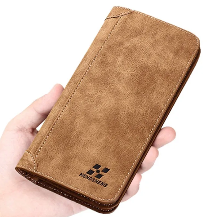 

fashion men colorful long pu leather wallet wholesale