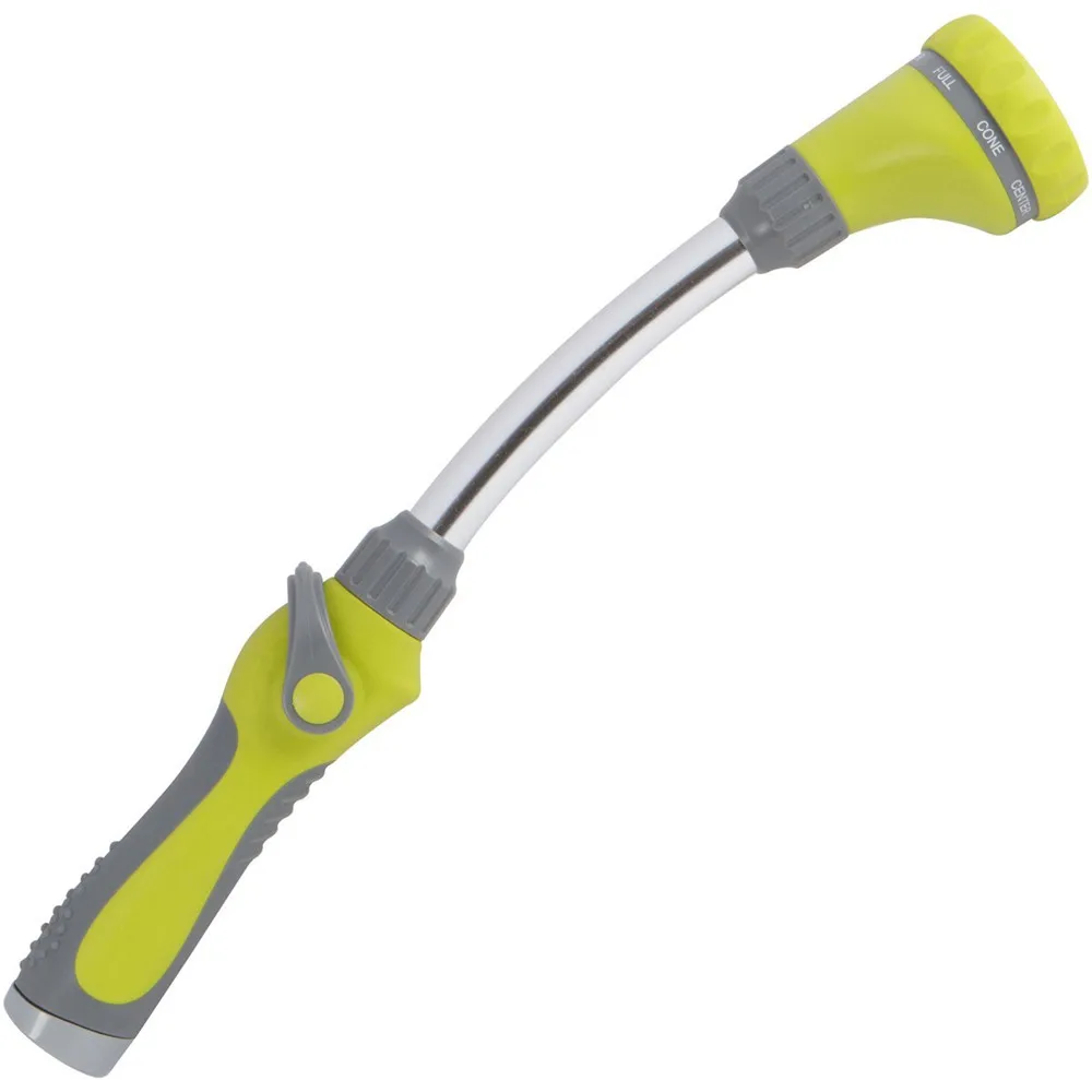 8 patterns adjustable garden water shower wand spray hose nozzle