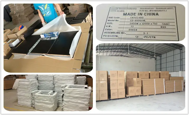 Oficina Mobiliario Para Centro De Llamadas Cubículos De Panel De Madera