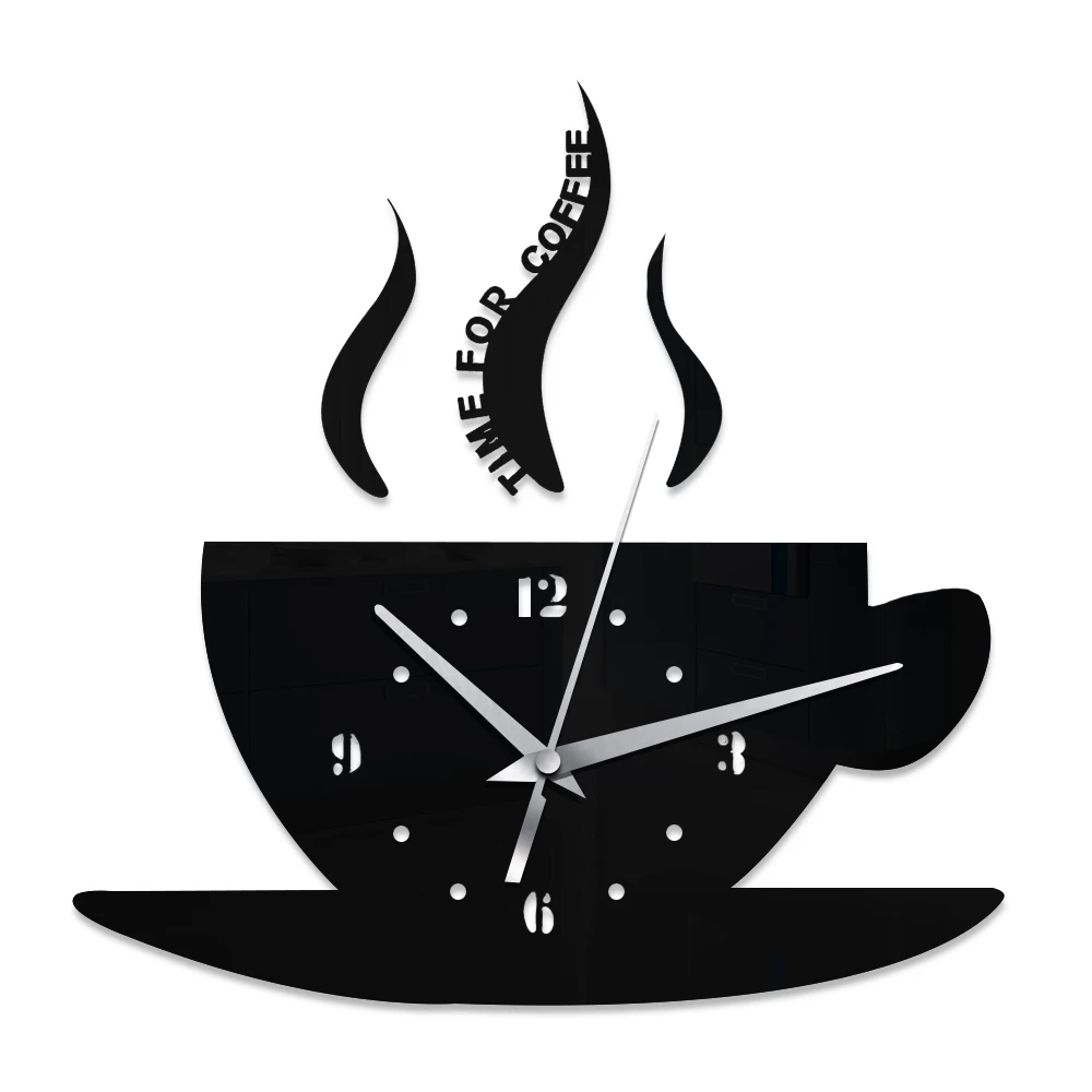

Cheap Wholesale Diy Coffee Wall Clock For Livingroom Kitchen