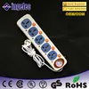 good selling Extension Socket with watch 5 way socket