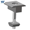 Aluminum medium voltage block, solar panel mounting system accessories