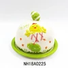 Ceramic easter gift set biscuit or serving plate