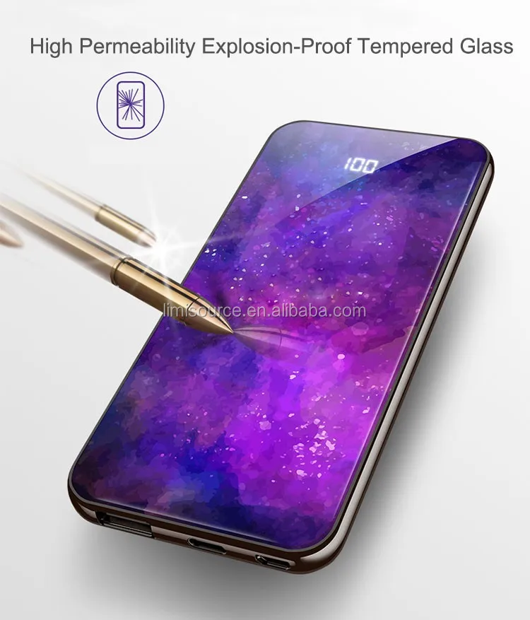 best buy power bank qc 3.0, free custom usb-c 18w external battery charger with full screen glass - ANKUX.COM