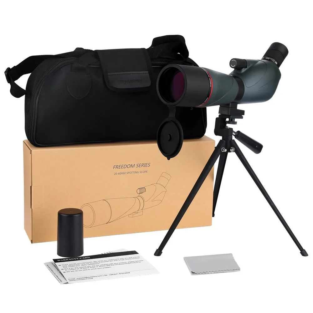Factory 2060x80 Spotting Scopes With Tripod Carrying Bag Bak4 High