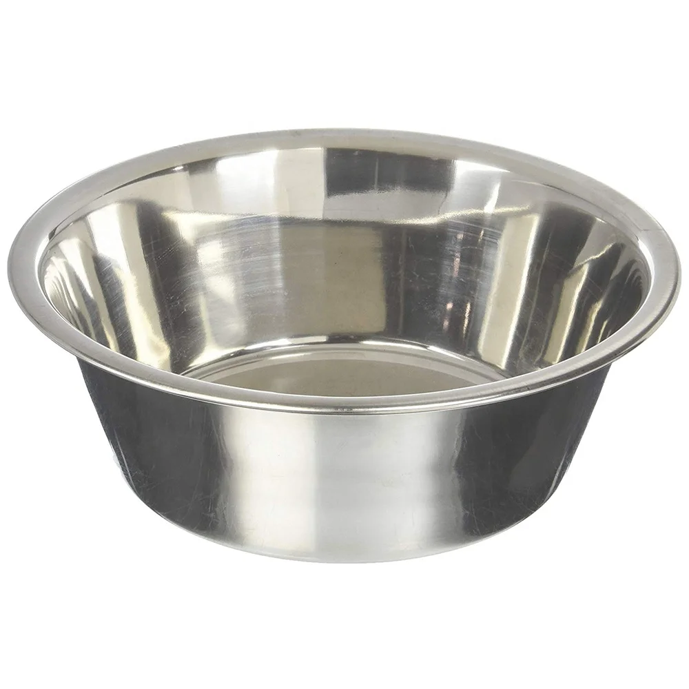 

Stainless Steel Pet Food & Water Feeding Bowl Dog Cat Bowl
