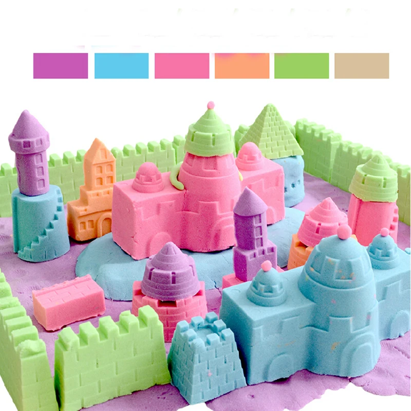 300g Space sand 1 piece mold stick space magic sand for cultivate children s imagination and