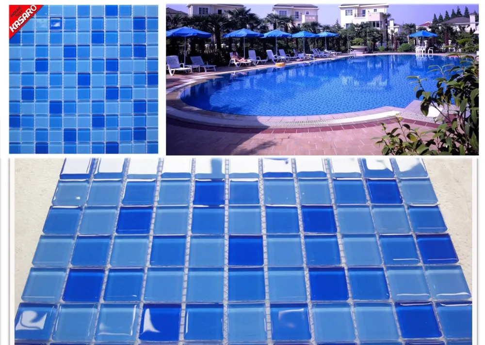 Kasaro brand discount glass mosaic swimming pool tiles