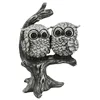 Couple owls Spain style owls Customized Turkey Polyresin gray owl home decoration