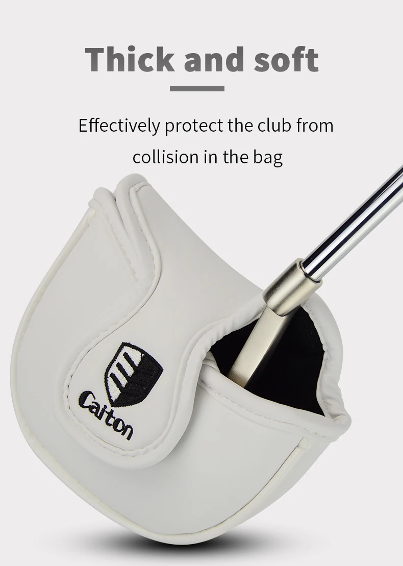 Factory Wholesale Oem Club Head Cover Custom Golf Putter Cover Golf