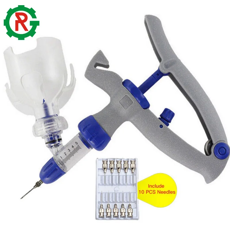 Continuous Adjustable Self Refill Injector Automatic Vaccine Syringe