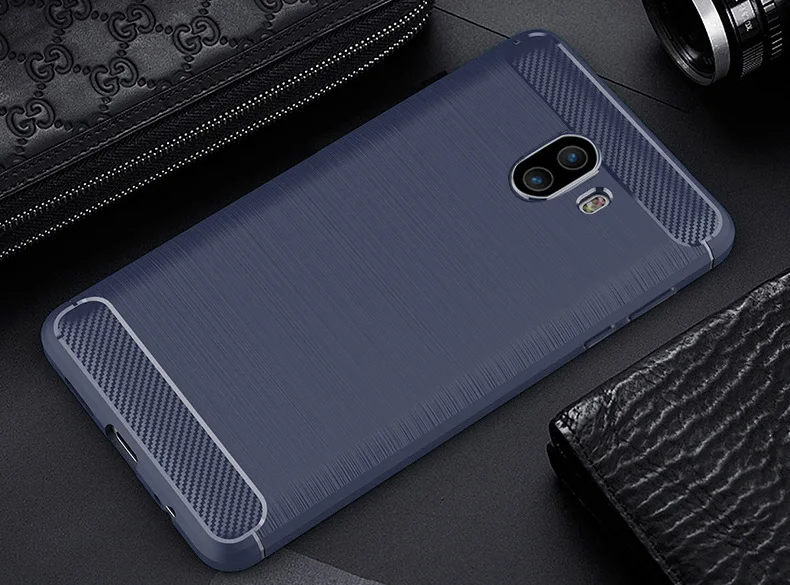 2017 New Arrival Carbon Fiber Tpu case for Samsung galaxy C10 Plus brushed tpu soft cover for Samsung GALAXY C10 Plus