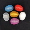 44*62mm Egg-shaped hollow toy plastic ball for capsule machine