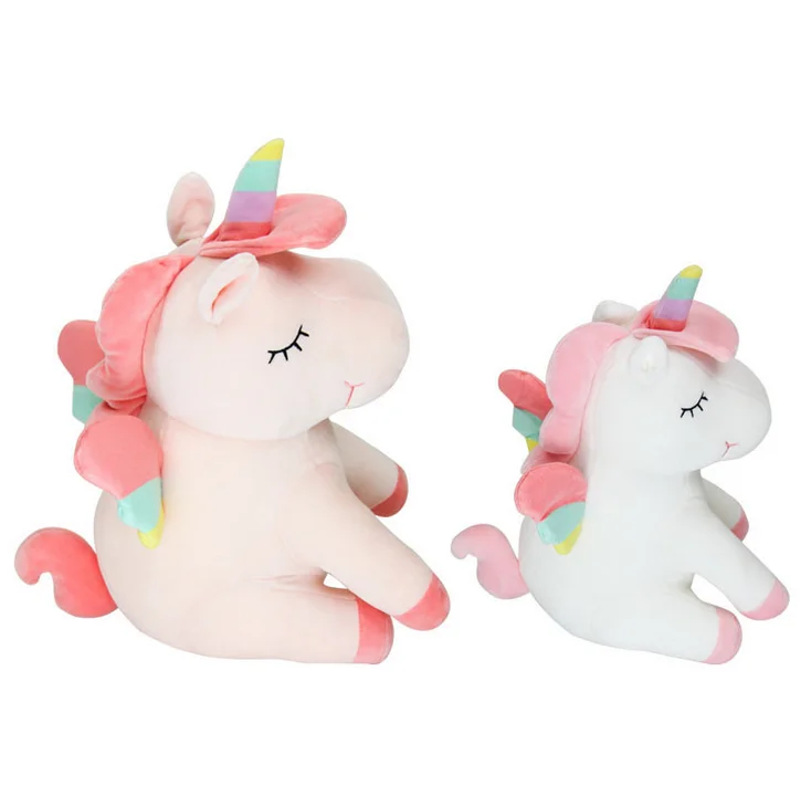 rainbow hair unicorn toy