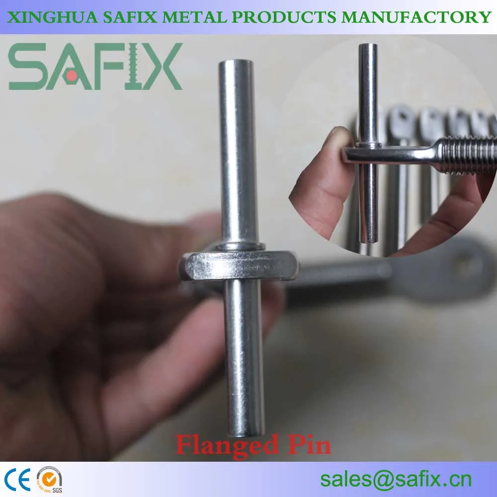 
SS304/316 Flanged Pin,Marble Fixing Pin,Stone Fixing Pin for Wall Cladding Fixation 