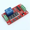 DC12V 1 Channel Loop Delay Relay Module Timer Timing Switch Self-locking Multifunction LED Digital Display Module