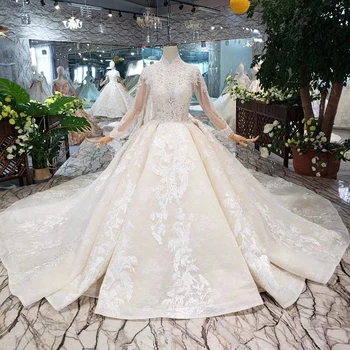 wedding gown with sleeves designs