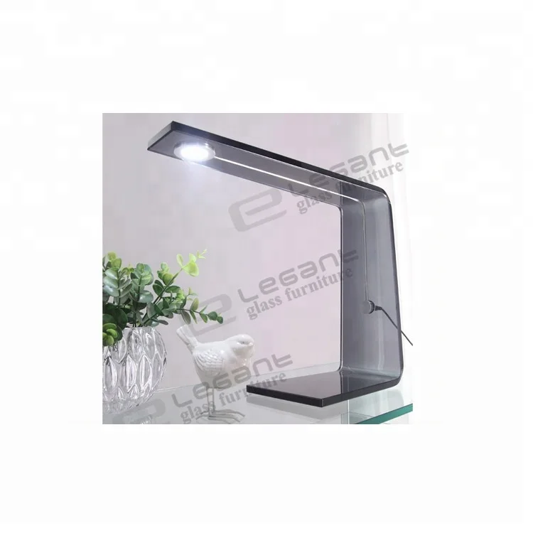 Touch Grey Bent LED Reading Lamp