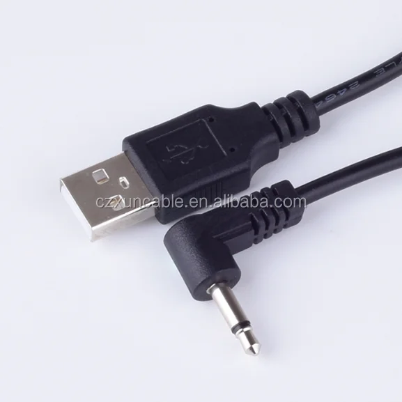 

Bxon 1M Male to male usb to right angle 3.5mm jack cable