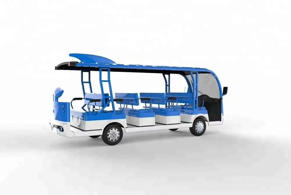 LVTONG 14seats electric bus with Dolphin Design for transportation