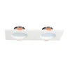 double 2x5w plc exposed led trimless fire rated down light