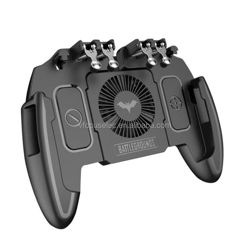 

Six Finger All in One PUBG Mobile Game Pad Controller M11 L2R2 Joystick Gamepad with 800mA Battery Power Bank and Cooling Fan