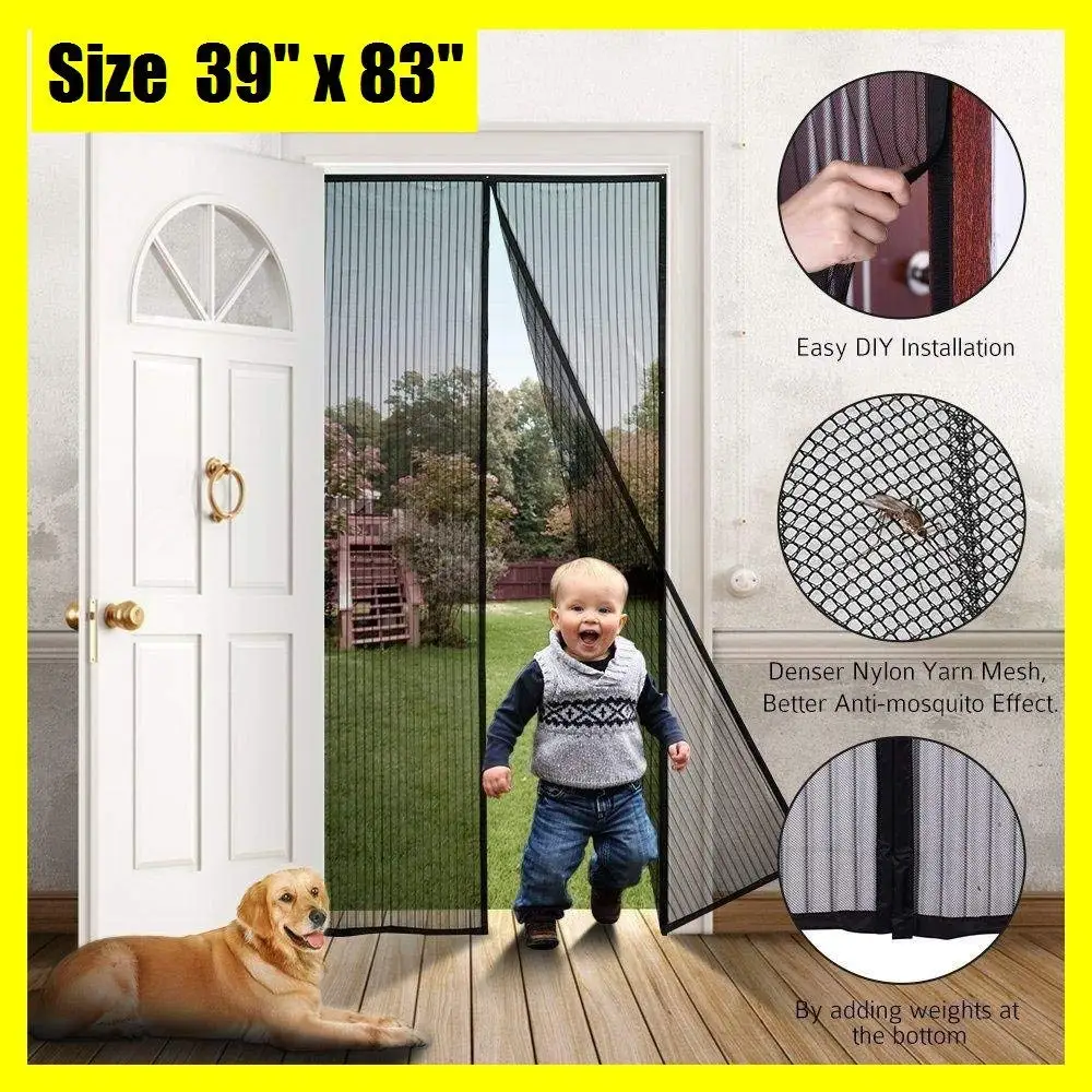 Buy Magnetic Screen Door Mega Mesh Heavy Duty Construction