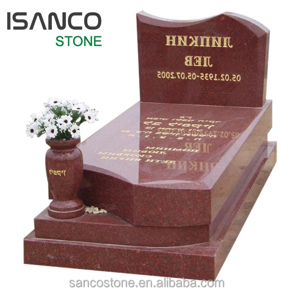 
Hot sale Poland style tombstones grave monument headstone 