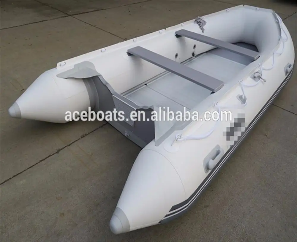 

380cm Pure white soft bottom inflatable boats ASD-380 0.9mm/1.2mm PVC or 1.0mm hypalon pontoon with motor outboard for hot sale!