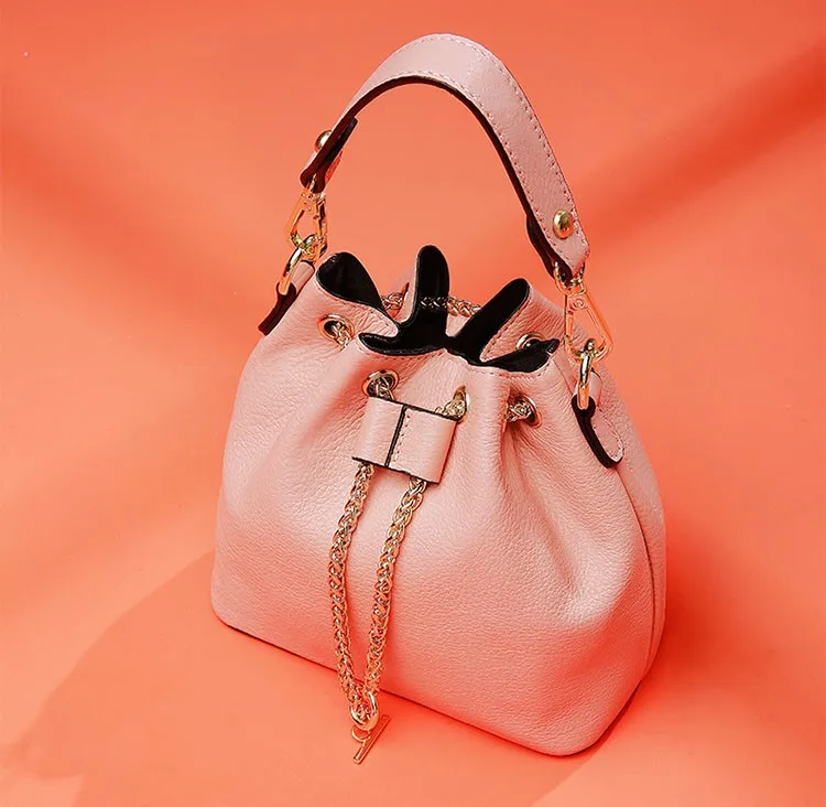 Alibaba China Real Leather Hand Bag Women Shopping Tote Shoulder