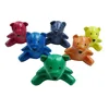 4 inch Vinyl leather stuffed soft cute gift animal bear toys for child, kids toys animal bear toys