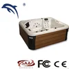Ponfit SPA outdoor hot tubs with jet/arm massage luxury high-end whirlpool massage spa with fountain /TV/Wifi/ music speakers