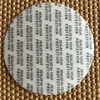 Pressure sensitive seal disk for cosmetics