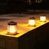 New Products Flame Flicker Effects Control Fake Fire 75 Led Solar Light,Waterproof Outdoor Garden led lamp