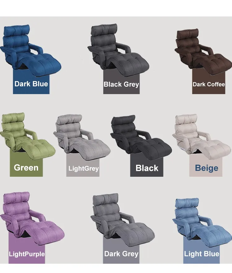 Lazy Sofa Armchair Chair/ Modern Single Folding Fabric Sofa Bed Chair