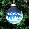 Festival Home Party Decors Xmas Tree Hanging Colorful Glass Balls Pendant Wise Elk and Xmas Tree Patterns