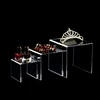 Hot sale products riser stand showcase wholesale perspex table acrylic jewelry display for females