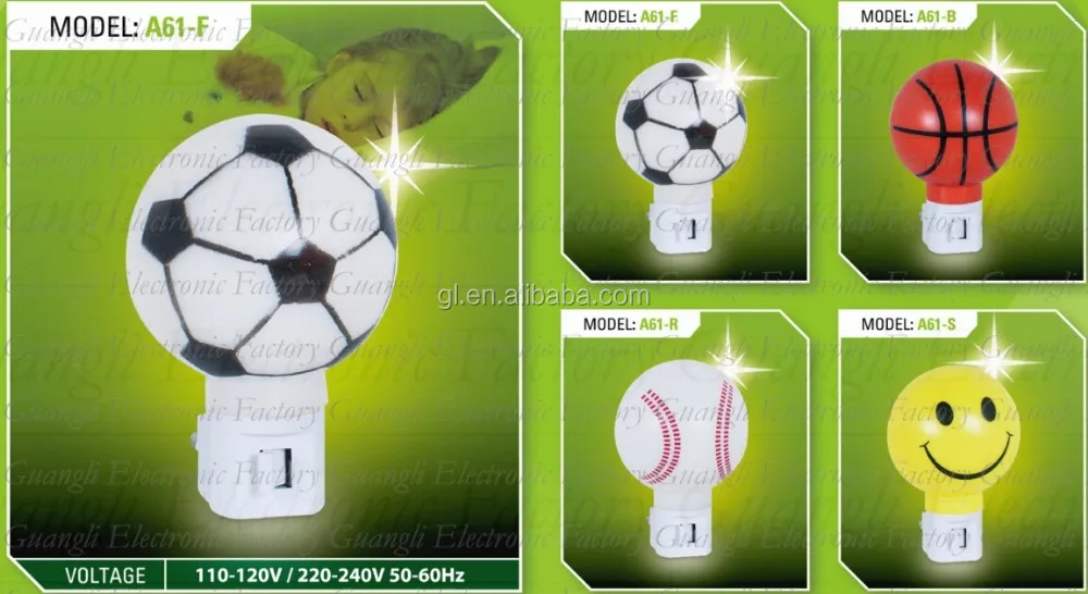 OEM A31-B Basketball EVA mini switch nightlight CE ROHS approved HOT SALE promotional gift items