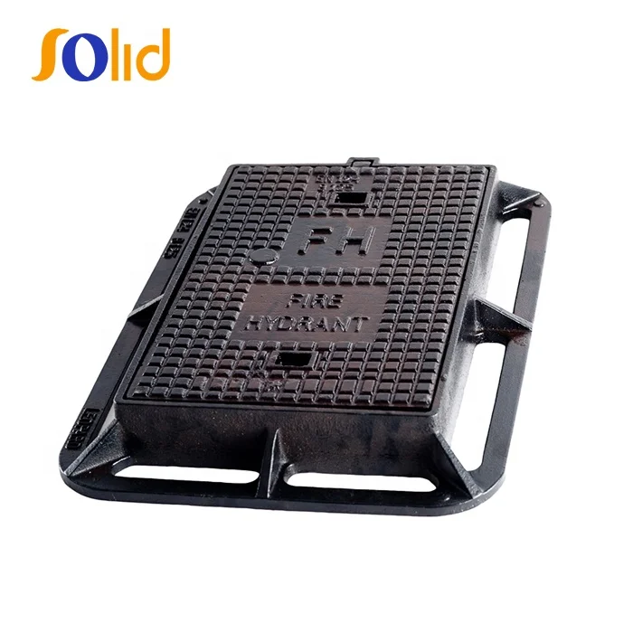 DEN124 Ductile Cast Iron Fire Hydrant FH Surface box and valve cover, View fire hydrant manhole