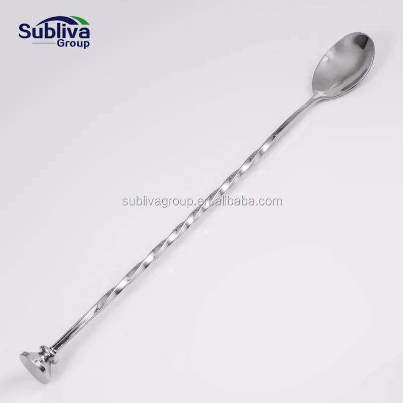 270mm Metal Swizzle Stirrer Sticks Swizzle Stick Silver Spoon Bar Spoon Cocktail Spoon Buy Bar