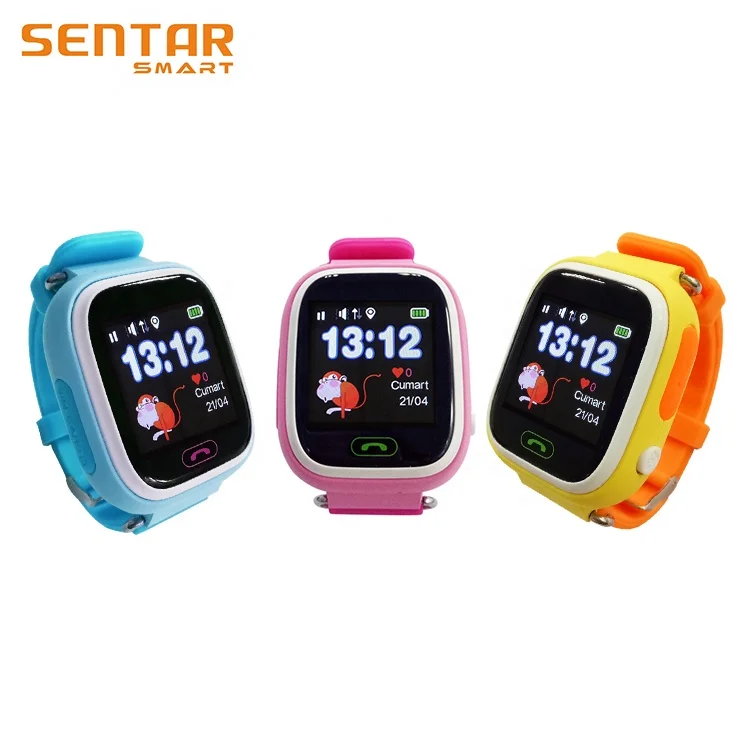 

2019 Hot Children'S Smart Watch Can Protect Children'S Safety With Gps Tracking, Blue/pink/yellow;accept oem