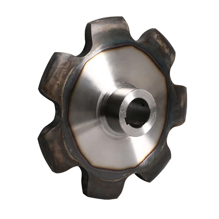 
Custom large diameter hardened teeth roller hub excavator wheel steel sprocket 