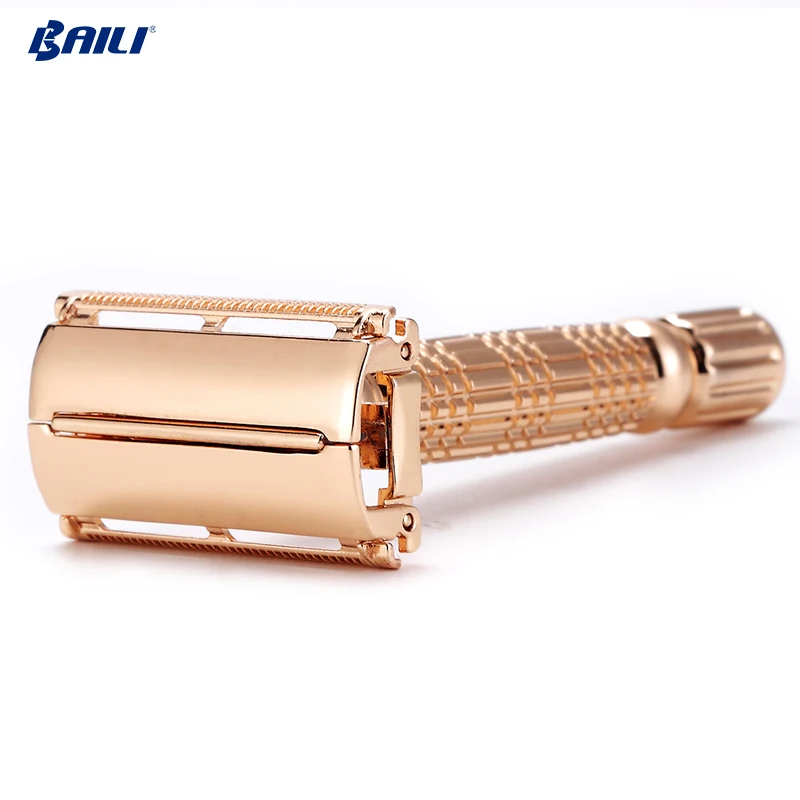 

Top quality stainless steel shaving razor Double Edge blade Safety Razor with private label