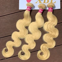 

Free sample wholesale price 613 blonde body wave hair bundles,top grade cheap raw virgin cuticle aligned hair extension