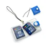custom made PVC SD card holder cell phone chain with printed logo