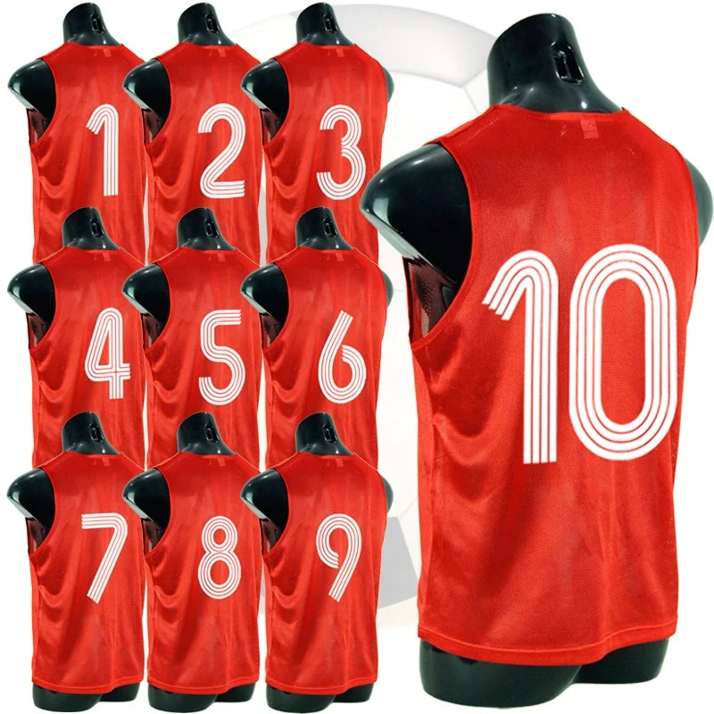 

Hot sale Wholesale polyester custom soccer mesh scrimmage training vests cheap lacrosse pinnies