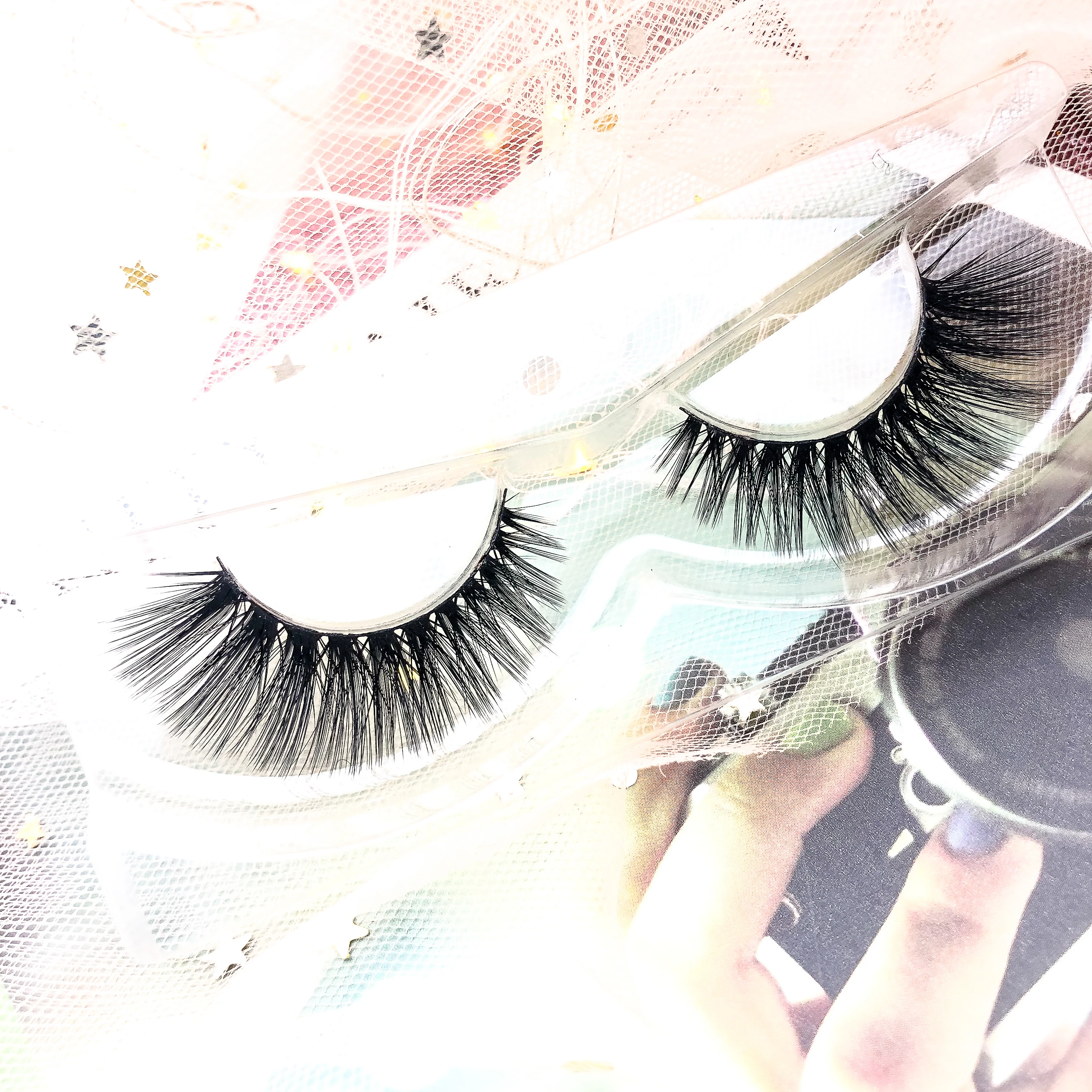

OEM Qingdao factory supply wholesale free samples real faux mink 3d false eyelashes, Natural black