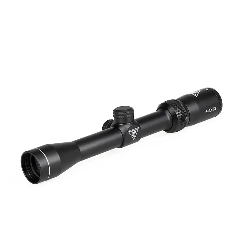 

Competitive Price Style 3-9X Matte Minimalist Rifle Scope For Tactical Combat Hunting Military HK1-0332, Black