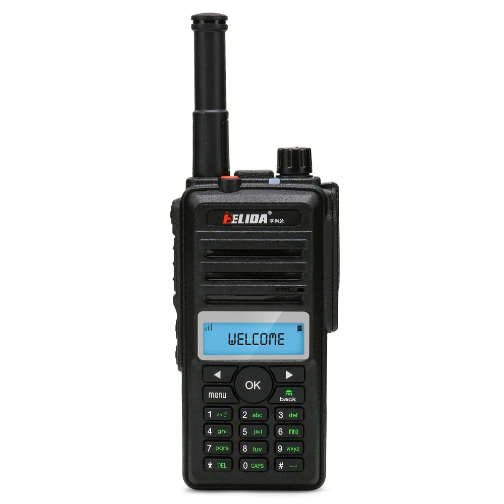 

GSM/WCDMA Internet WIFI Dual Sim Card Two Way Radio Walkie Talkie, Black
